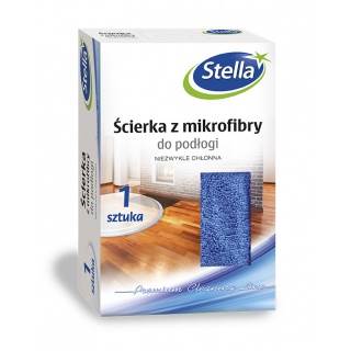 Ścierka do podł. mikrof. 50x60 STELLA niebieska