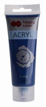 Farba akrylowa 75ml Happy Color granatowy 33