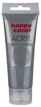Farba akrylowa 75ml Happy Color szary 80
