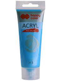 Farba akrylowa 75ml Happy Color niebies. perł. 313