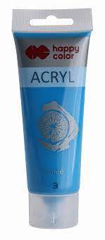 Farba akrylowa 75ml Happy Color niebieski 3