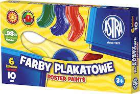 Farby plak. 6 kol. 10ml ASTRA 