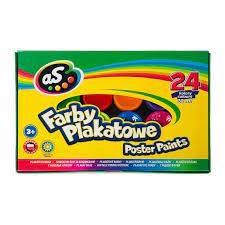 Farby plak. 24 kol. 20ml AS