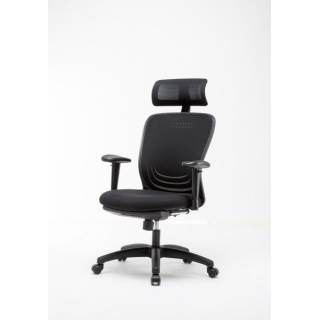 Fotel biurowy ZAKYNTHOS ergonomiczny czarny OFFICE
