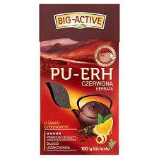 Herbata BIG ACTIVE PU-ERH cytryn. 100g liściasta