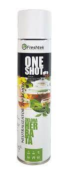 Odświeżacz neutralizator ONE SHOT 600ml ziel. her.