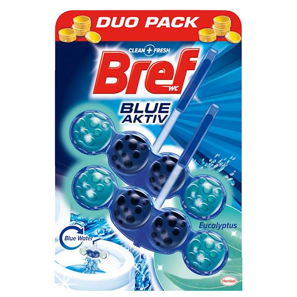 Zawieszka WC BREF kulki BLUE EUKALYPTUS a'2 szt