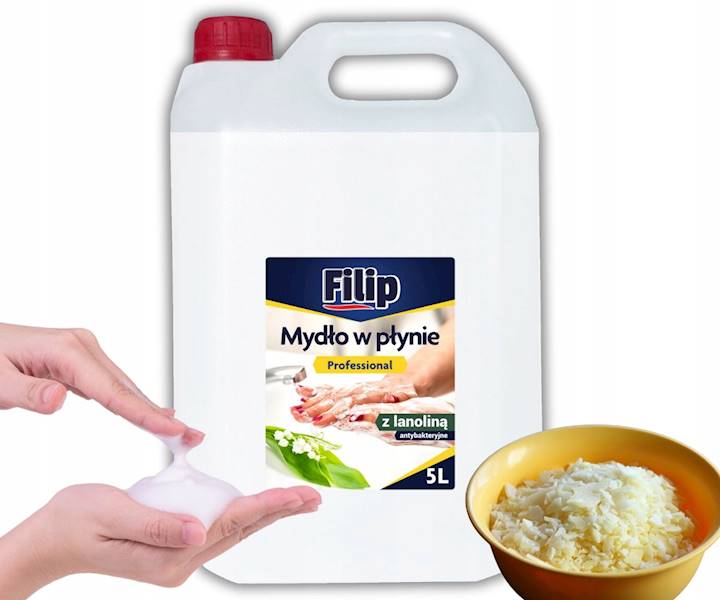 Mydło w płynie FILIP 5 L antybakt. z lanoliną
