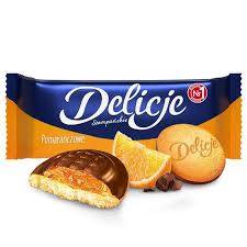 Ciastka DELICJE Szampańskie Pomarańcza 147g