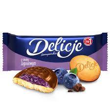 Ciastka DELICJE Szampańskie Jagoda 147g