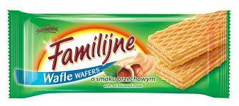 Ciastka Wafle Familijne 180g orzechowe