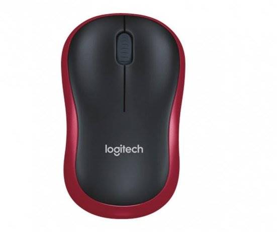 Mysz bezprzewodowa LOGITECH M185 czerwona