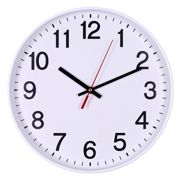 Zegar ścienny 30cm OFFICE PRODUCT biały