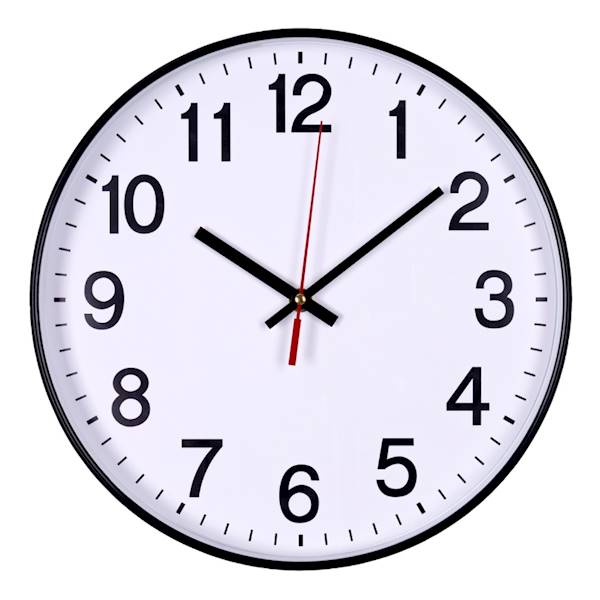 Zegar ścienny 30cm OFFICE PRODUCT czarny