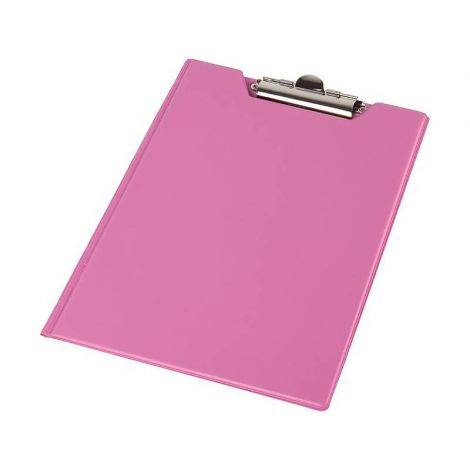 Teczka z clipbo. A4 PVC pastel różowa