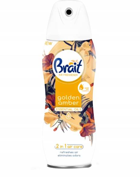 Odświeżacz BRAIT suchy spray 300ml GOLDEN AMBER