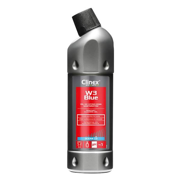 Żel do WC CLINEX W3 Blue do sanitariatów 1L
