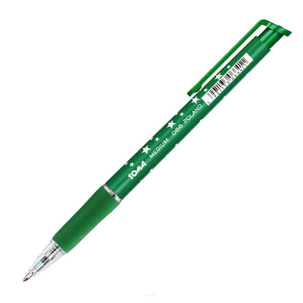 Długopis aut. olejny TOMA MEDIUM 066 1,0 zielony