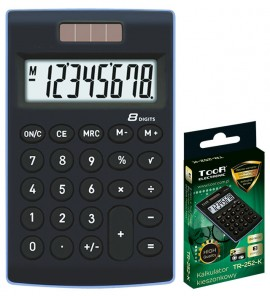 Kalkulator TOOR TR 252 8 poz. kiesz. mix kol.