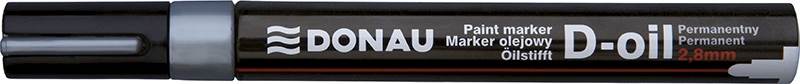 Marker olej. DONAU gru. srebrny 2,8 mm