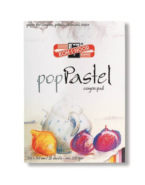 Blok pastela 300x420/20 220g czarny