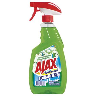 Płyn do szyb AJAX pomp. 500 ml floral fiesta zielo