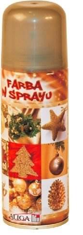 Farba dekor. spray FS100 złota   /A