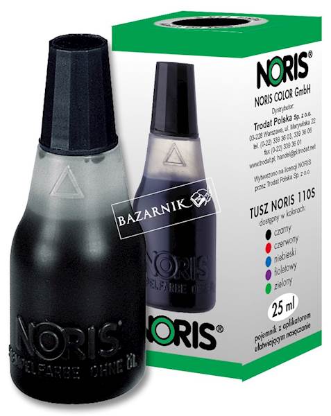 Tusz do piecz. autom. NORIS 25 ml czarny 