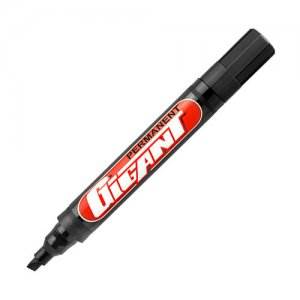 Marker perm. GIGANT ścięty czarny KAMET