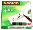 Taśma samoprz. Scotch Magic 19x33 3M 810 matowa