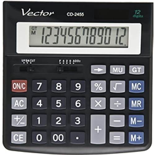 Kalkulator VECTOR CD 2455 BLK