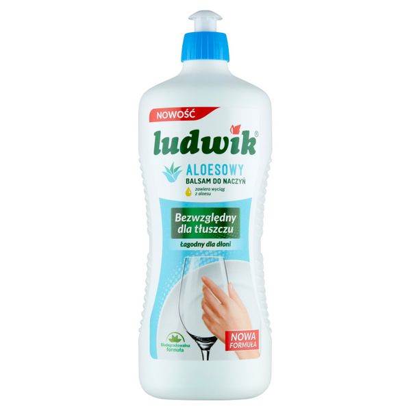Płyn do naczyń LUDWIK 900 ml balsam aloes