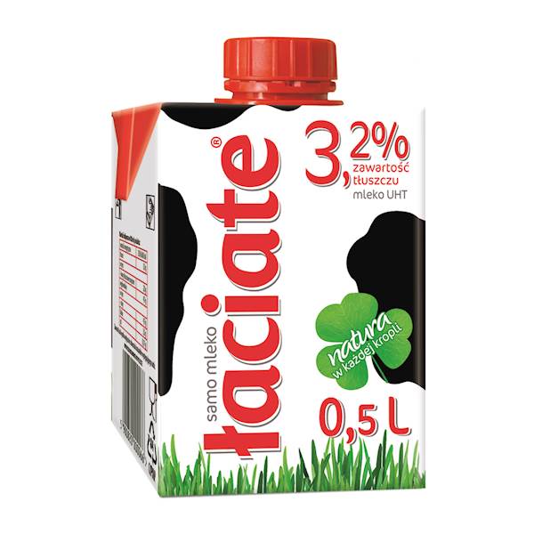 Mleko ŁACIATE 3,2% 0,5L