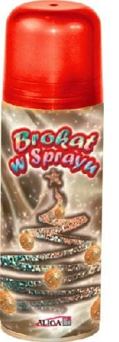 Brokat w sprayu 250ml czerwony  /AL