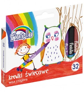 Kredki świec. 32 kol. FIORELLO