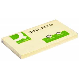 Notes samoprz. 76x127 mm Q CONNECT jasny żółty