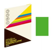 Etykiety 210x297 063 A4 a'25 ark. zielone