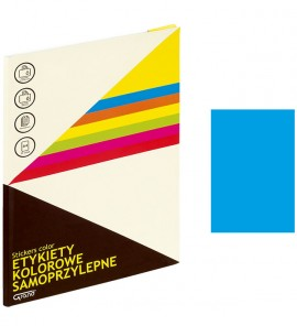 Etykiety 210x297 066 A4 a'25 ark. niebieskie