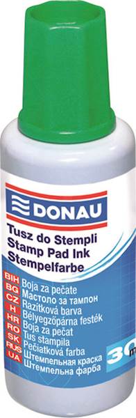 Tusz do stemp. DONAU 30 ml zielony 
