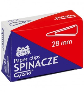 Spinacz biur. 28 mm trójk. GRAND