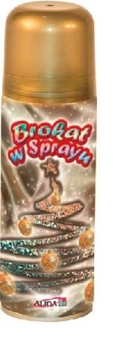 Brokat w sprayu 250ml złoty/AL