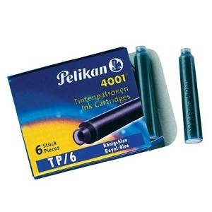 Naboje PELIKAN a'6 szt. turkus krótkie
