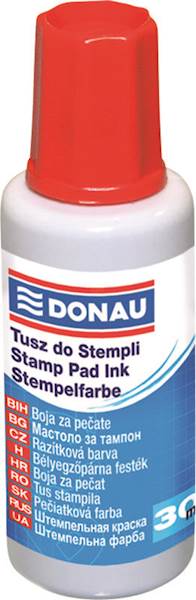 Tusz do stemp. DONAU 30 ml czerwony