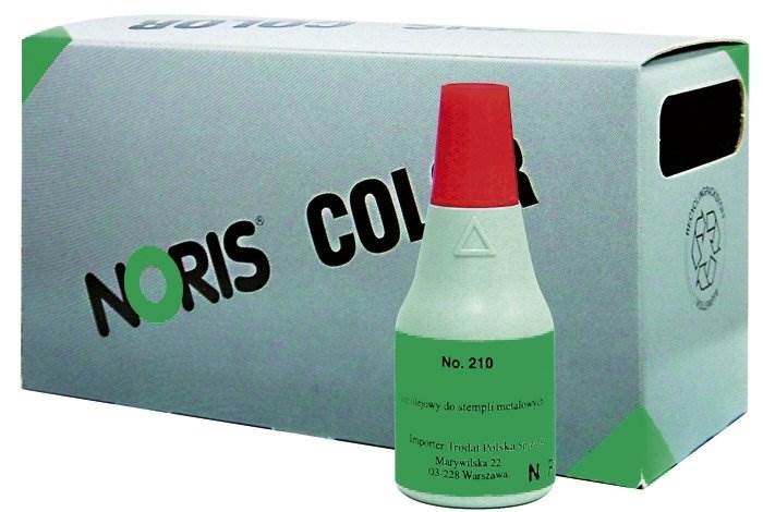 Tusz do stemp. metal. NORIS 210 25 ml czerwony