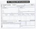 Druk faktura VAT A5 uniwer. F2 nowa