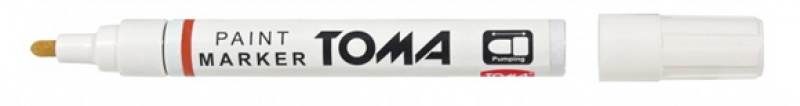 Marker olej. TOMA TO-440 gru. 2,5 mm biały 