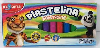 Plastelina 12 kol. INSPIRIA   /Sch