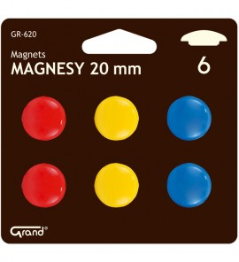 Magnesy CM 20 mm blister a'6 /KW