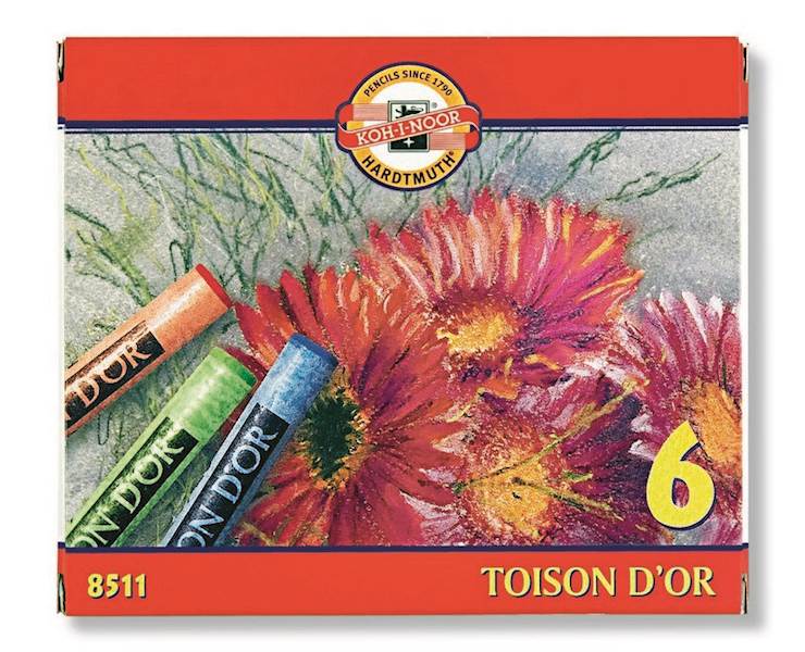 Kredki past. suche 6 kol. 8511 KOH-I-NOR