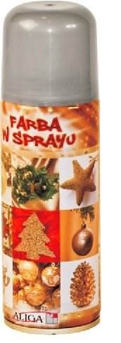 Farba dekor. spray FS100 srebrna   /A
